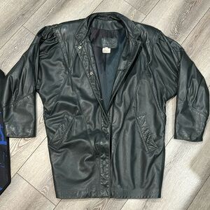 Beautiful 80s leather outer jacket
